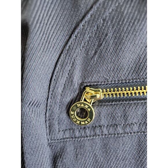 Dana Buckman Women's Lightweight Navy Jacket Size Medium Nautical / Beach - Picture 9 of 11